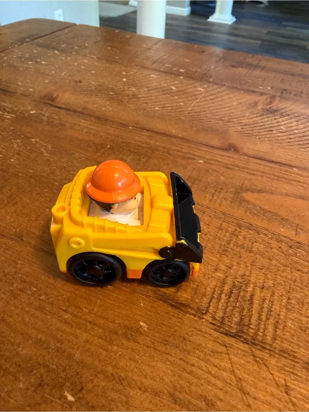 Fisher Price Little People bulldozer wheelie as is